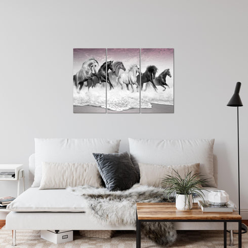 Wandbilder Wohnzimmer XXL Pferde Moderne Bilder Tiere